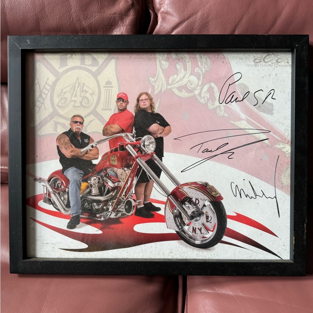 Orange County Choppers Motorcycles Autograph
